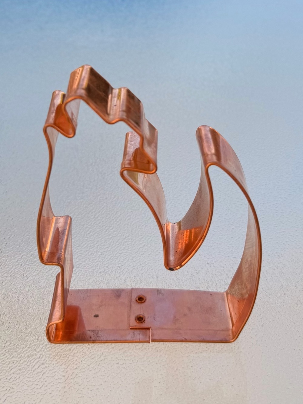 Howling Wolf Copper Cookie Cutter